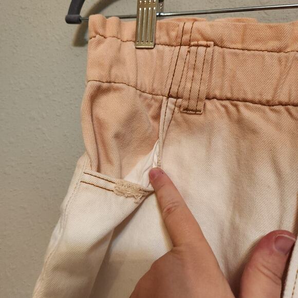 Vervet Sienna Super High Rise Paperbag Denim Shorts Size Medium - Picture 5 of 12